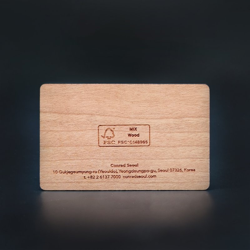 Friendly environment material wood walnut cherry NFC card custom logo RFID smart wood card laser printed for access control