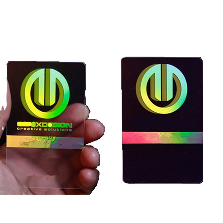 Custom Print personalized 125khz ISO14443A hologram printer overlay t5577 rfid holograid card with free sample