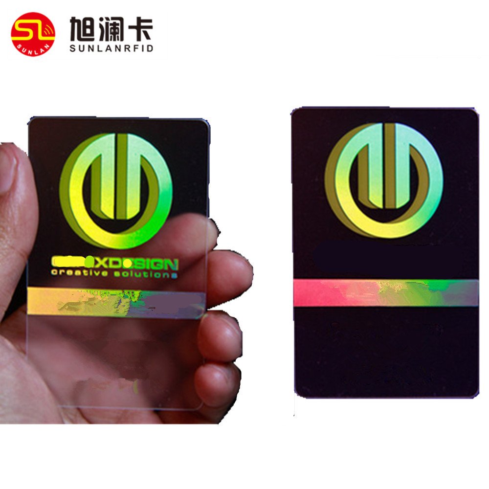 Custom Print personalized 125khz ISO14443A hologram printer overlay t5577 rfid holograid card with free sample