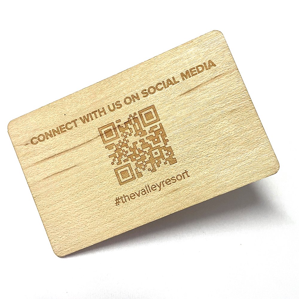 CR80 Standard Size RFID 13.56MHz NFC Blank Bamboo Wood Card Access Control Hotel Key Card