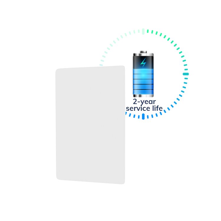 Ip67 Wireless Bluetooth 5.3 Programmable White Blank Customized Smart Nfc Business Access Control Card
