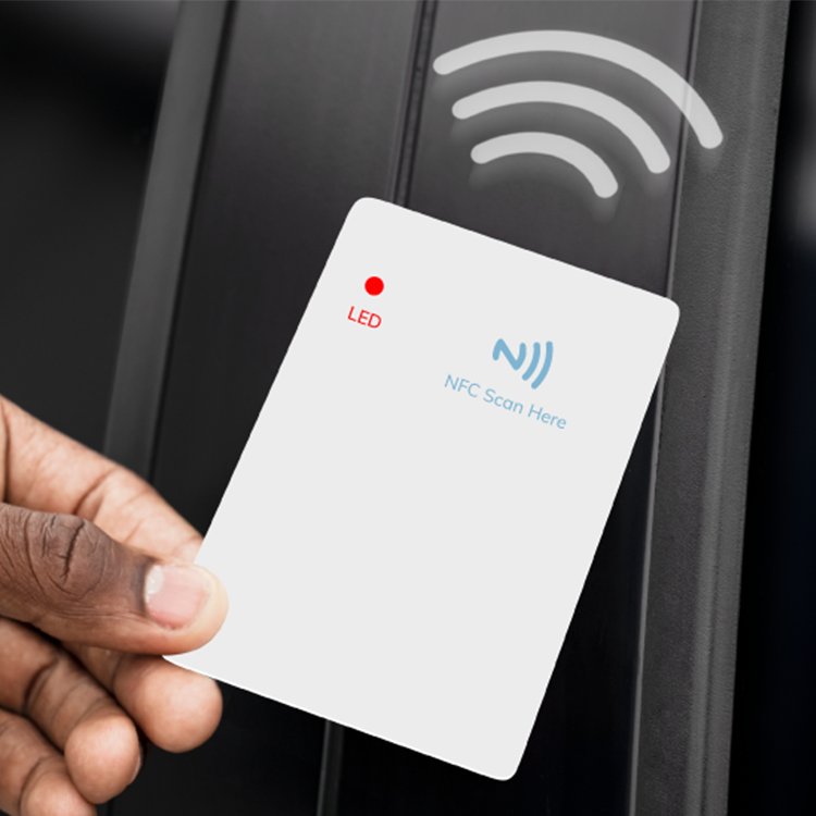 Ip67 Wireless Bluetooth 5.3 Programmable White Blank Customized Smart Nfc Business Access Control Card