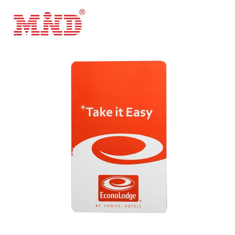 MIFARE Classic EV1 ISO14443A Hotel Key Card Personalized Logo Smart Key Card