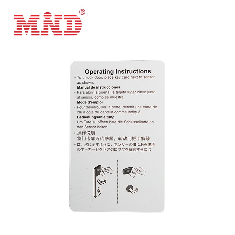 MIFARE Classic EV1 ISO14443A Hotel Key Card Personalized Logo Smart Key Card