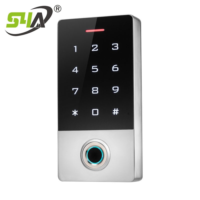 Tuya wifi biometrics fingerprint password Waterproof reader access control keypad rfid access control card reader outdoor use