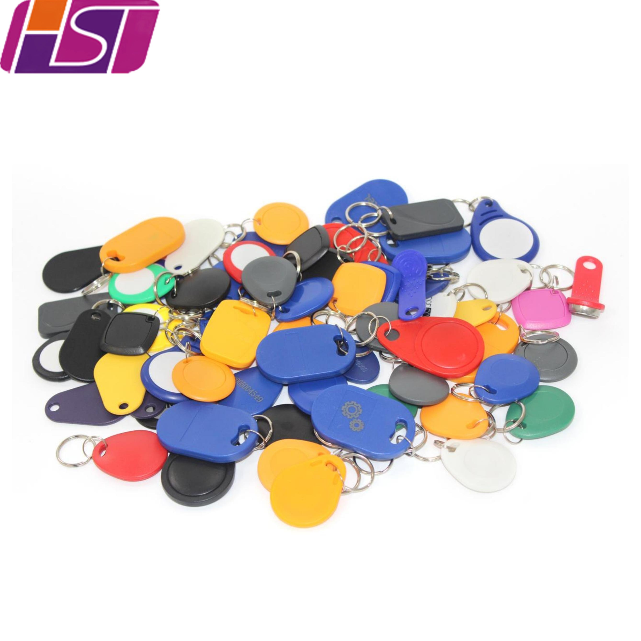 Waterproof ABS KeyFob Customized 13.56MHz 1K Smart NFC Card RFID Keychain Tag