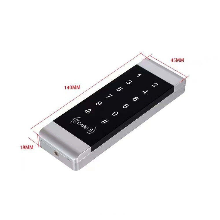 12v Touch screen Metal Rfid Card Password Standalone Access Control Keypad