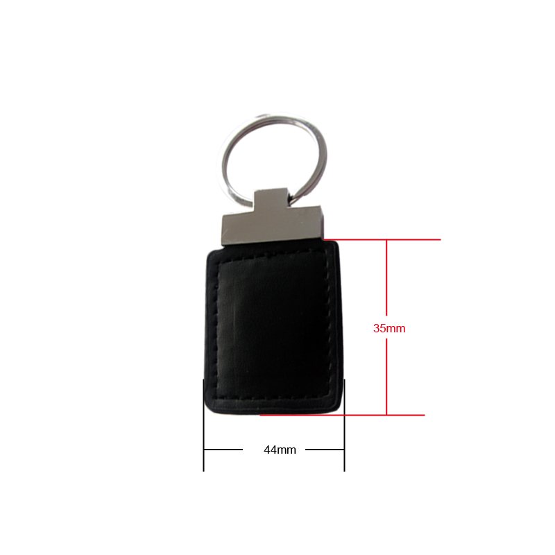 Leather RFID Key Fob Tag 13.56MHz ISO14443A for Access Control