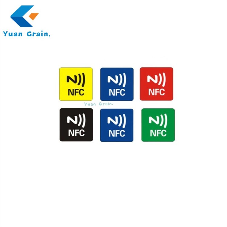 Custom made resistant tag 13.56MHz smart RFID self-adhesive NFC sticker tag 1-2ms Read and Write Time