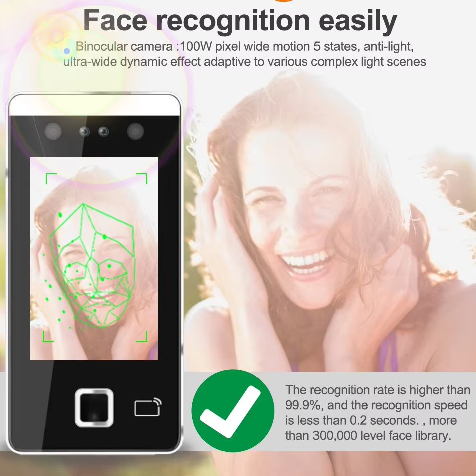 Free SDK Attendance Machine Fingerprint Employee Attendance Machine Face Recognition