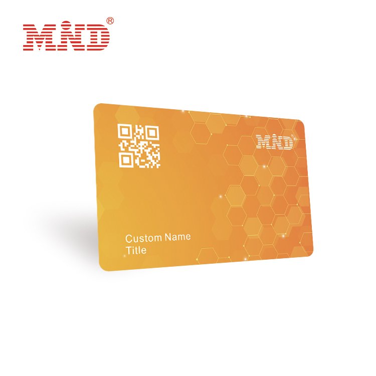 Custom Printing 13.56Mhz HF chip nfc business card for social event