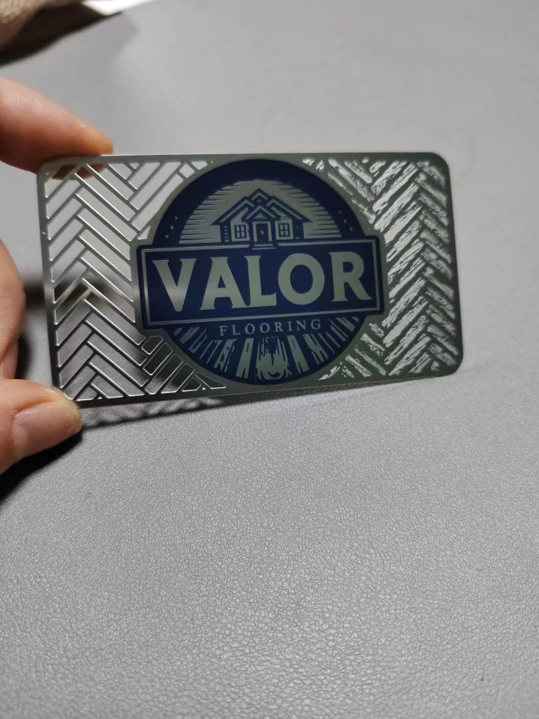 Custom Printing 13.56mhz Ntag213/215/216 Metal Nfc Business Card Rfid Smart Card For Social Media Name Card