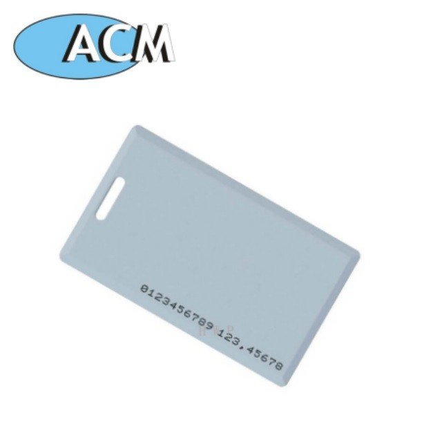 Identification Plastic blank Contactless clamshell access control 125khz Rfid thick Proximity Card