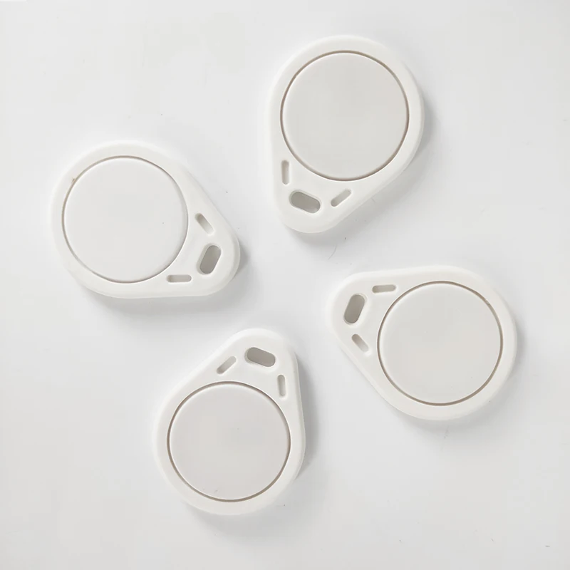 ABS Door13.56 Mhz Compatible 1k RFID Key Tags Active RFID Tag 125Khz Read Write T5577 Access Control Key Tag Rfid Key Fob