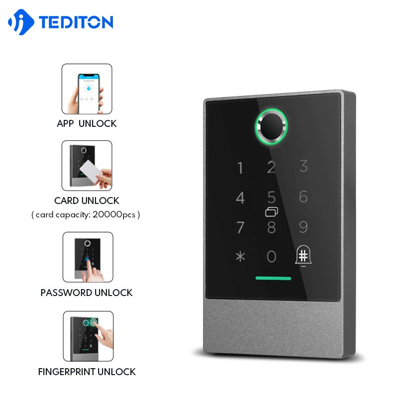 Safety APP Electric Rifd Card Code Combination Biometric Fingerprint access control