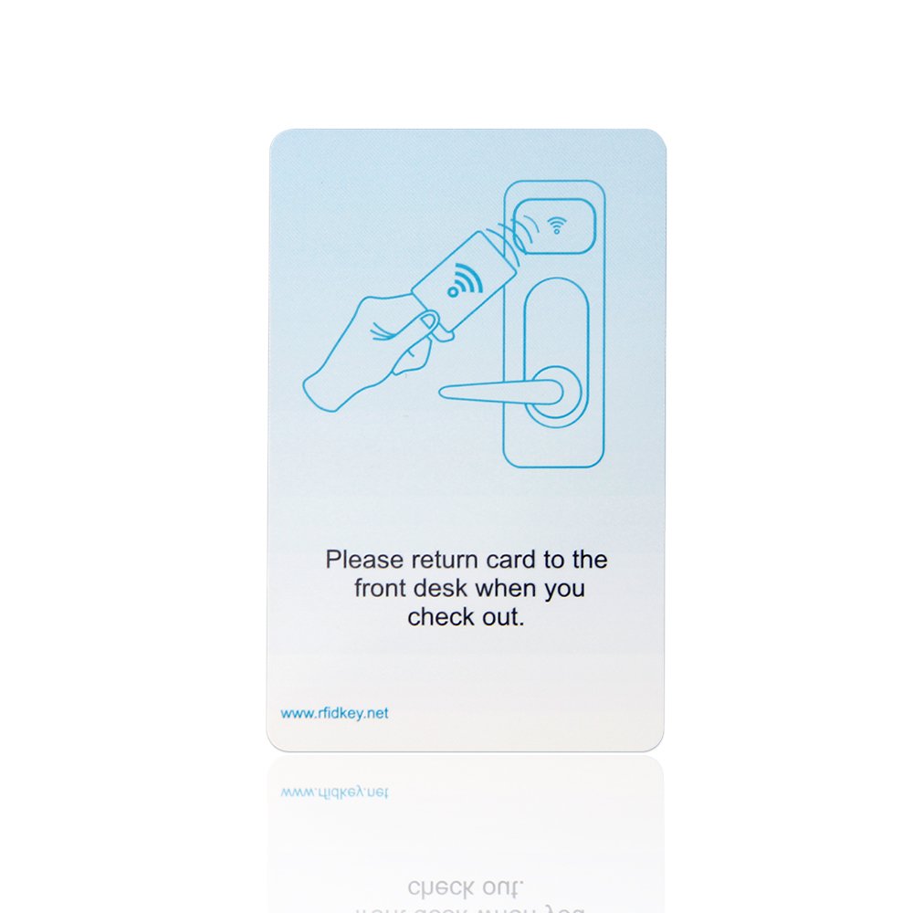 RFID 13.56MHz FM11RF08 Business card custom size logo access control system hotel smart card