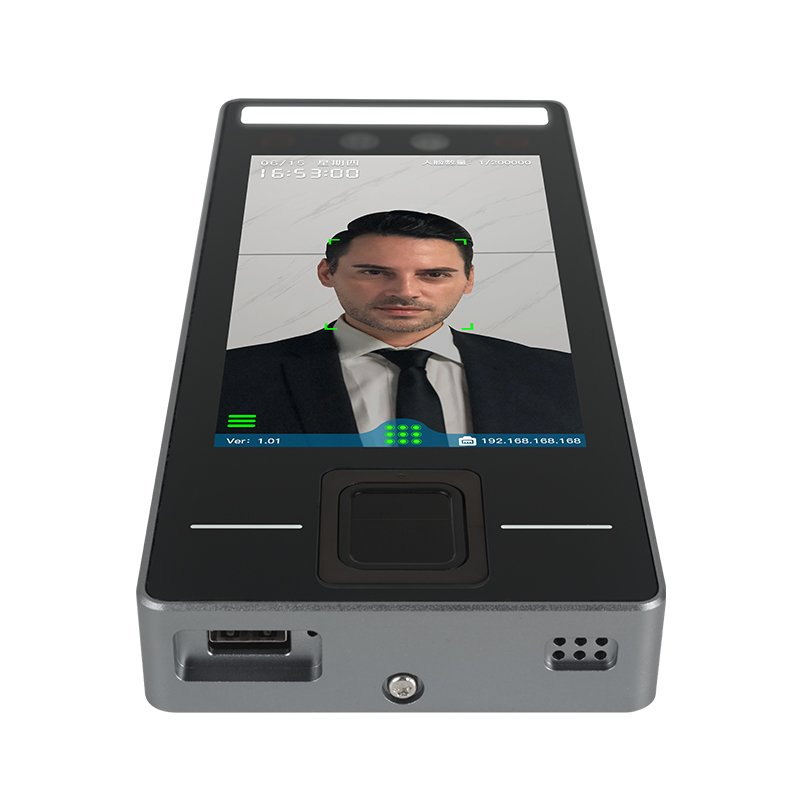 Hot sales 5.5inch Multi Biometric Palm Fingerprint Face Recognition Terminal Access Control Time Attendance with Free Software