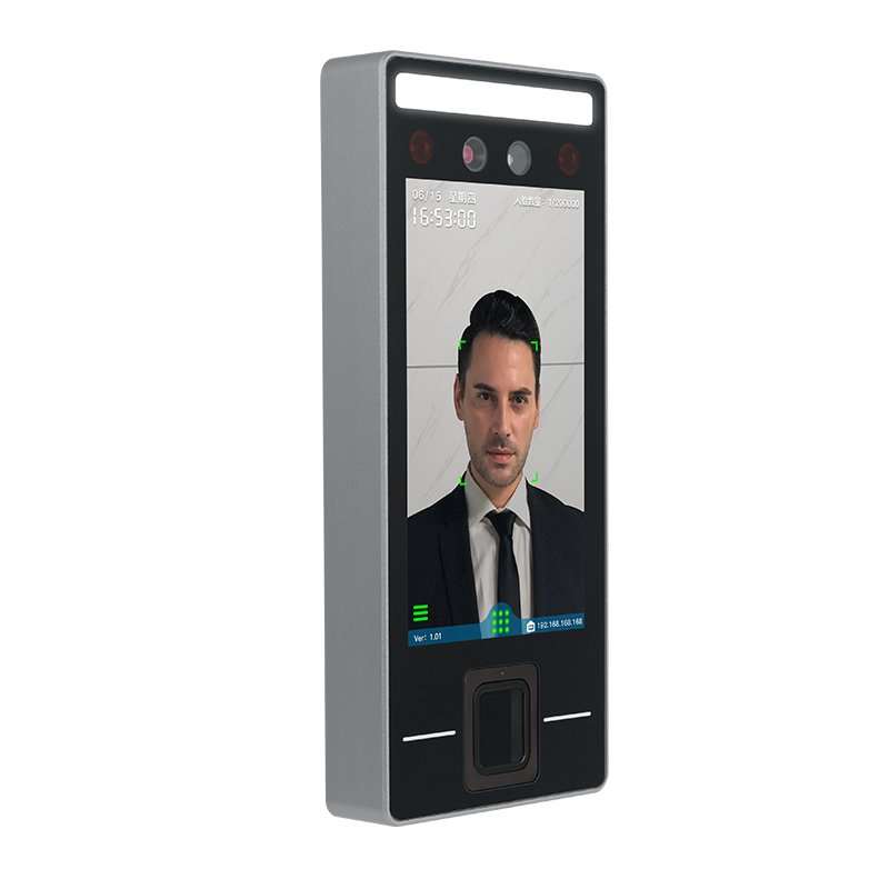 Hot sales 5.5inch Multi Biometric Palm Fingerprint Face Recognition Terminal Access Control Time Attendance with Free Software
