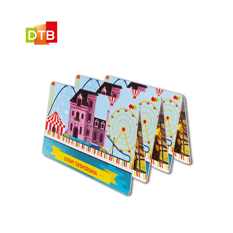 Custom 13.56mhz Rfid Paper Card For Bus/Train/Zoo Ticket Ticket Card Transportation Disposable Mf Nfc/Rfid Paper Card