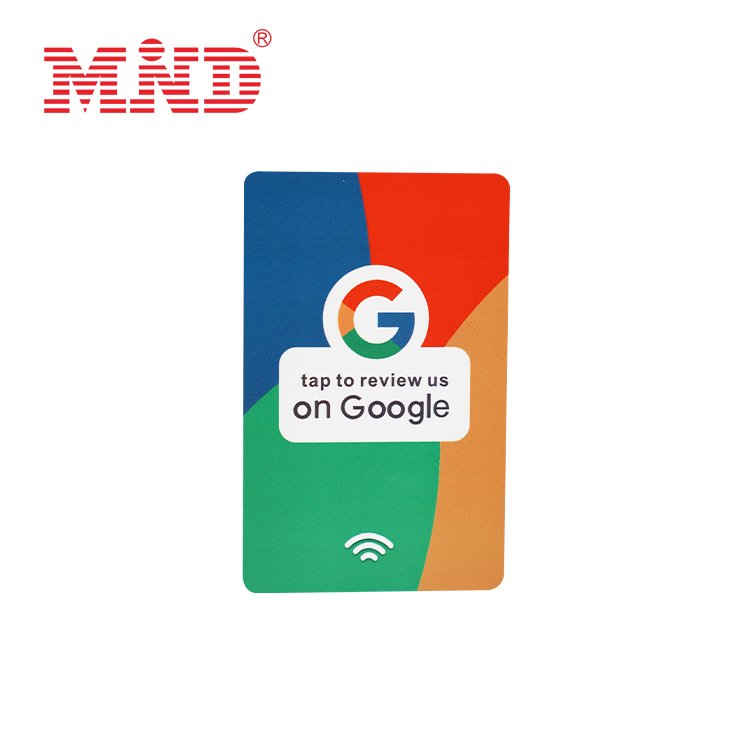 Top Sale Programmable Google Review Tap NFC NTAG 215 NTAG 216 Card