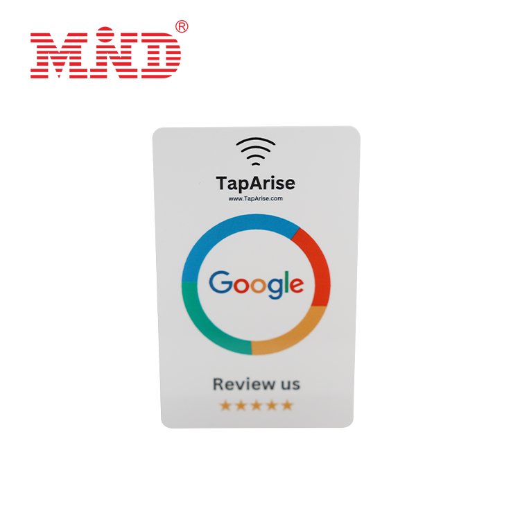 Top Sale Programmable Google Review Tap NFC NTAG 215 NTAG 216 Card