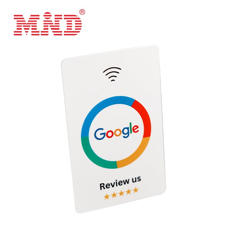 Top Sale Programmable Google Review Tap NFC NTAG 215 NTAG 216 Card
