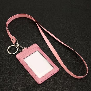 Waterproof Transparent PVC Soft Plastic ID Card Holder Lanyard NFC RFID Communication School Business Access Control 13.56MHz
