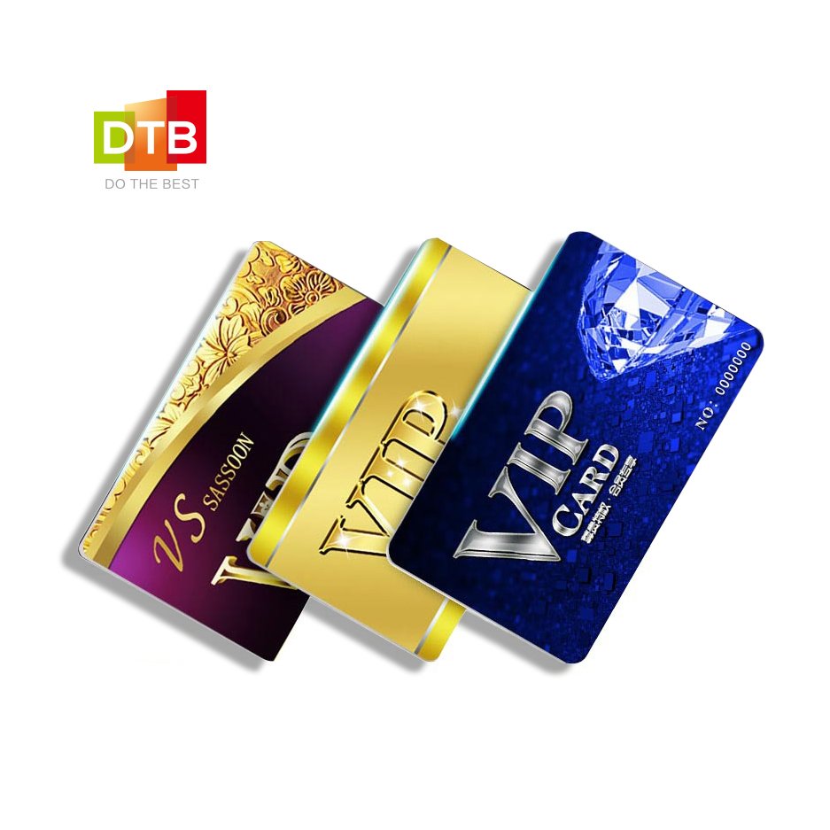 Custom NTAG Chip ISO Standard Size ISO14443A 13.56MHz Smart RFID Metal NFC VIP Card