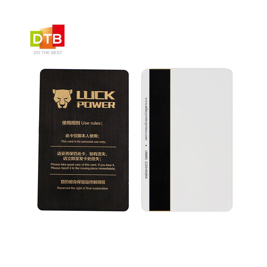 Custom NTAG Chip ISO Standard Size ISO14443A 13.56MHz Smart RFID Metal NFC VIP Card