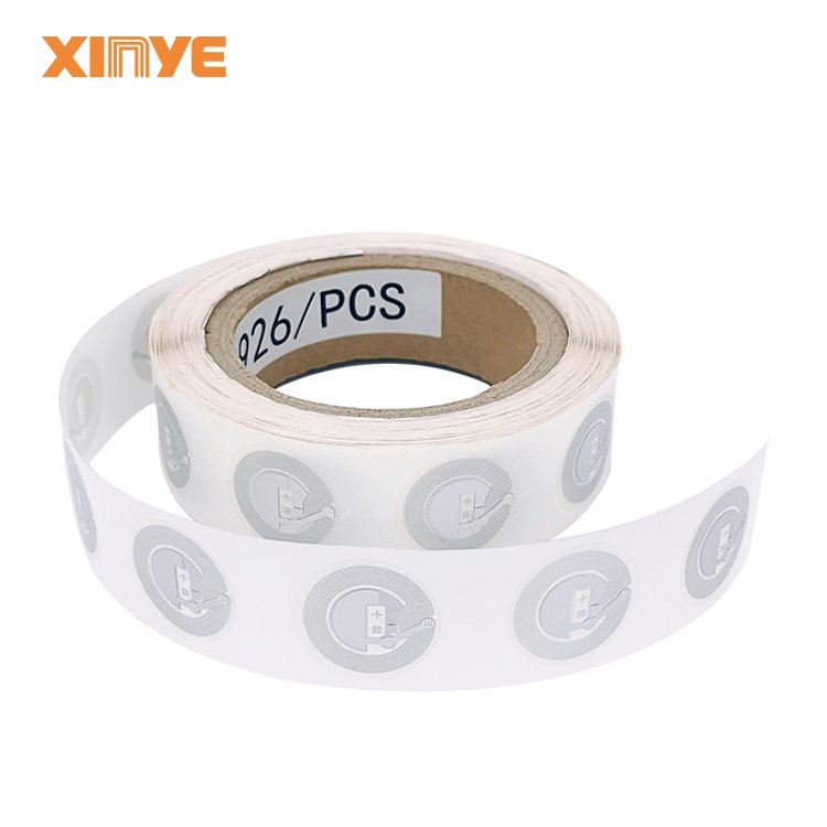 Custom design size flexible printable HF RFID sticker labels MF Classic S50 1K rfid smart tag for access control