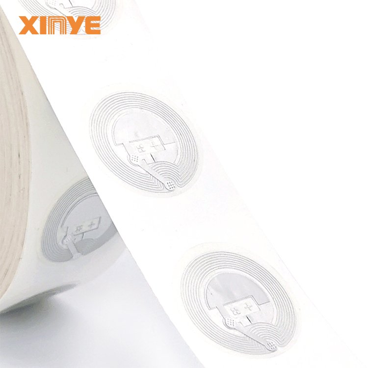 Custom design size flexible printable HF RFID sticker labels MF Classic S50 1K rfid smart tag for access control