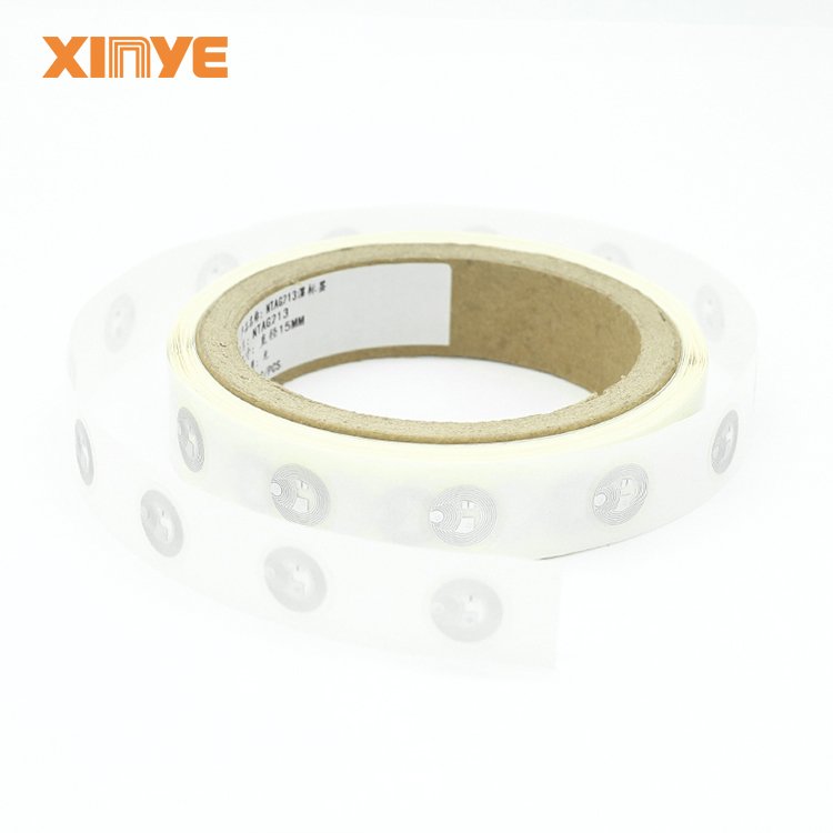 Custom design size flexible printable HF RFID sticker labels MF Classic S50 1K rfid smart tag for access control