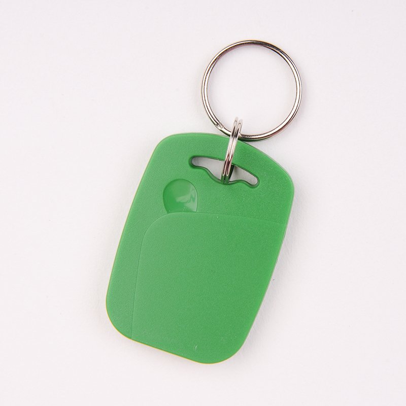 Free sample epoxy keychains RFID NFC keyfob epoxy tag for sharing social media and access control card
