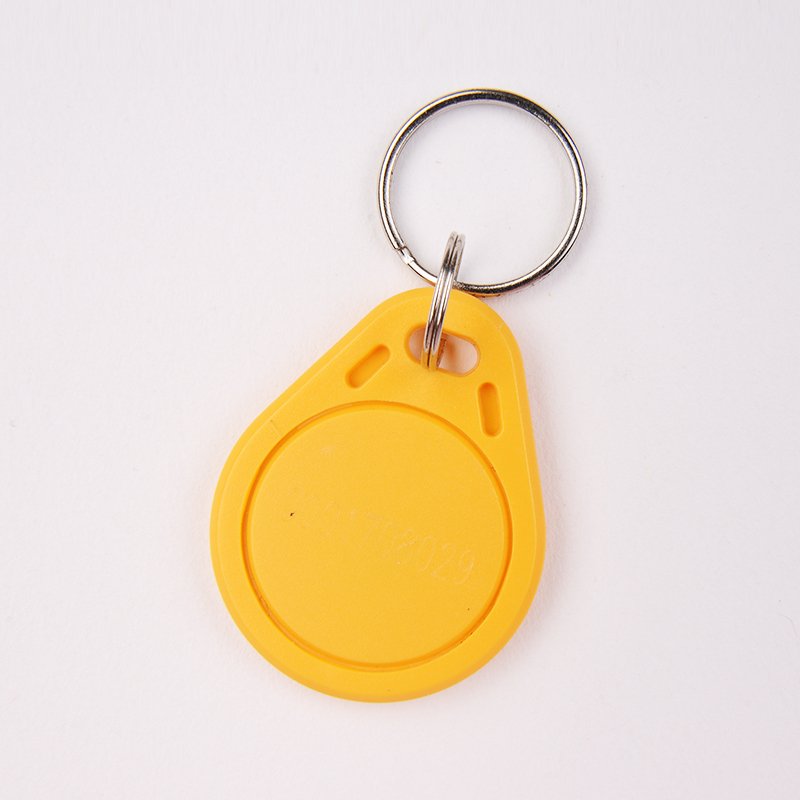 Free sample epoxy keychains RFID NFC keyfob epoxy tag for sharing social media and access control card