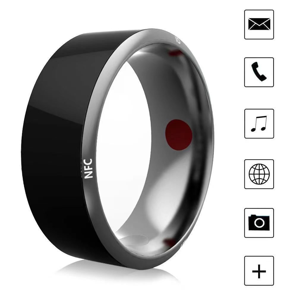 Custom 213 216 Ceramic Ring Rfid Smart Contact Control NFC Ring Contactless Ceramic Stainless Steel Nfc Rings