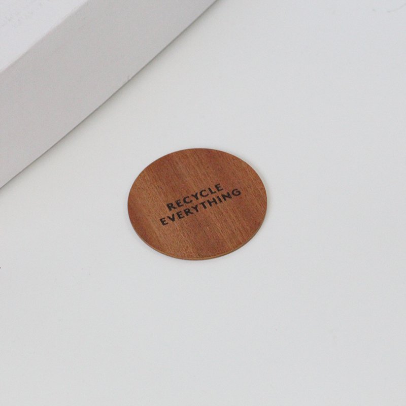 Cheap round wood environment friendly RFID hotel key tag card NFC access control card 13.56Mhz 1k chip card