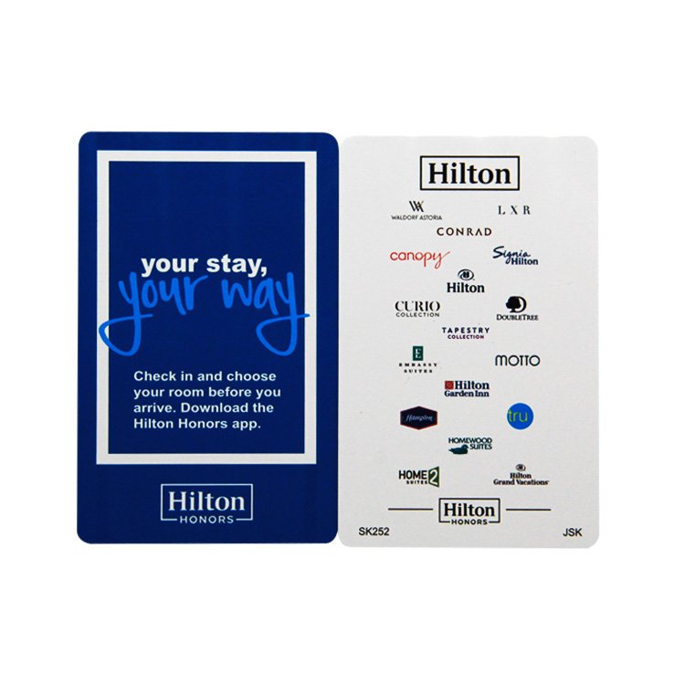 Access Control 13.56Mhz NFC Hotel Doors Room Cards RFID PVC Plastic Contactless Hotel Key Card