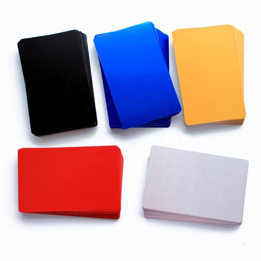 Luxury Smart Digital Metal Business Cards RFID Gold Finish Stainless Steel NFC VIP Metal Cards