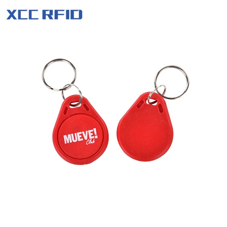Blue Hotel T5577 Keyfob RFID Rewritable ABS Keychain with 125kHz Frequency Mini ISO Model Tag Waterproof Proximity Clone Ring