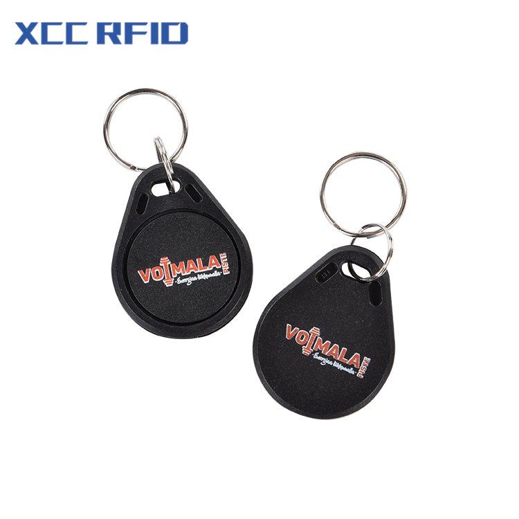 Blue Hotel T5577 Keyfob RFID Rewritable ABS Keychain with 125kHz Frequency Mini ISO Model Tag Waterproof Proximity Clone Ring