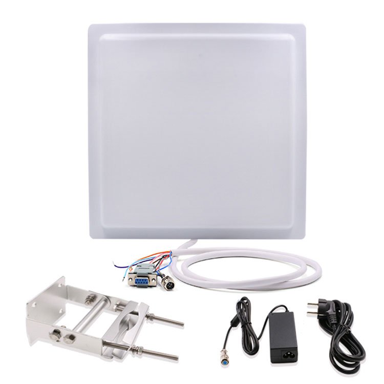 Smart Car Parking System Vehicle Access Control 15 meters 860-960mhz Frequency Long Rang Distance UHF RFID Antenna Card Reader