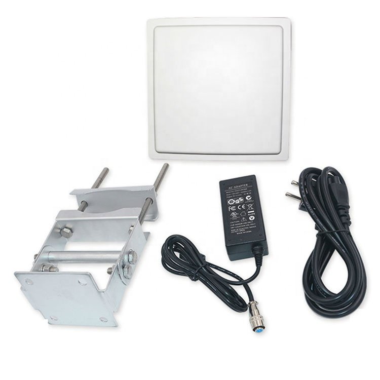 Smart Car Parking System Vehicle Access Control 15 meters 860-960mhz Frequency Long Rang Distance UHF RFID Antenna Card Reader