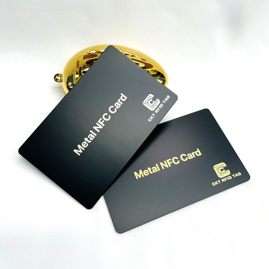 Custom Logo Color Programmed Metal NFC Card for Business Name VIP Access Control Card