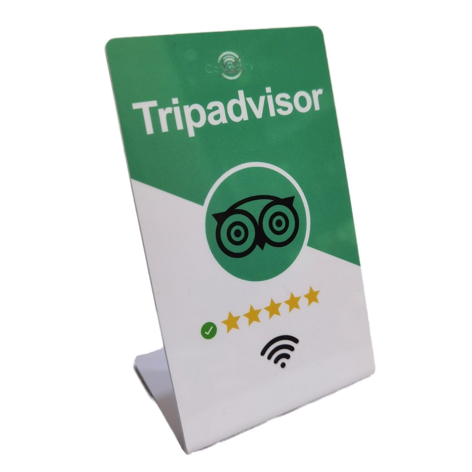 Custom Programmable 125kHz RFID Acrylic NFC Table Stand Display Ntag213 Waterproof QR Code Google Reviews Restaurant Menu Social