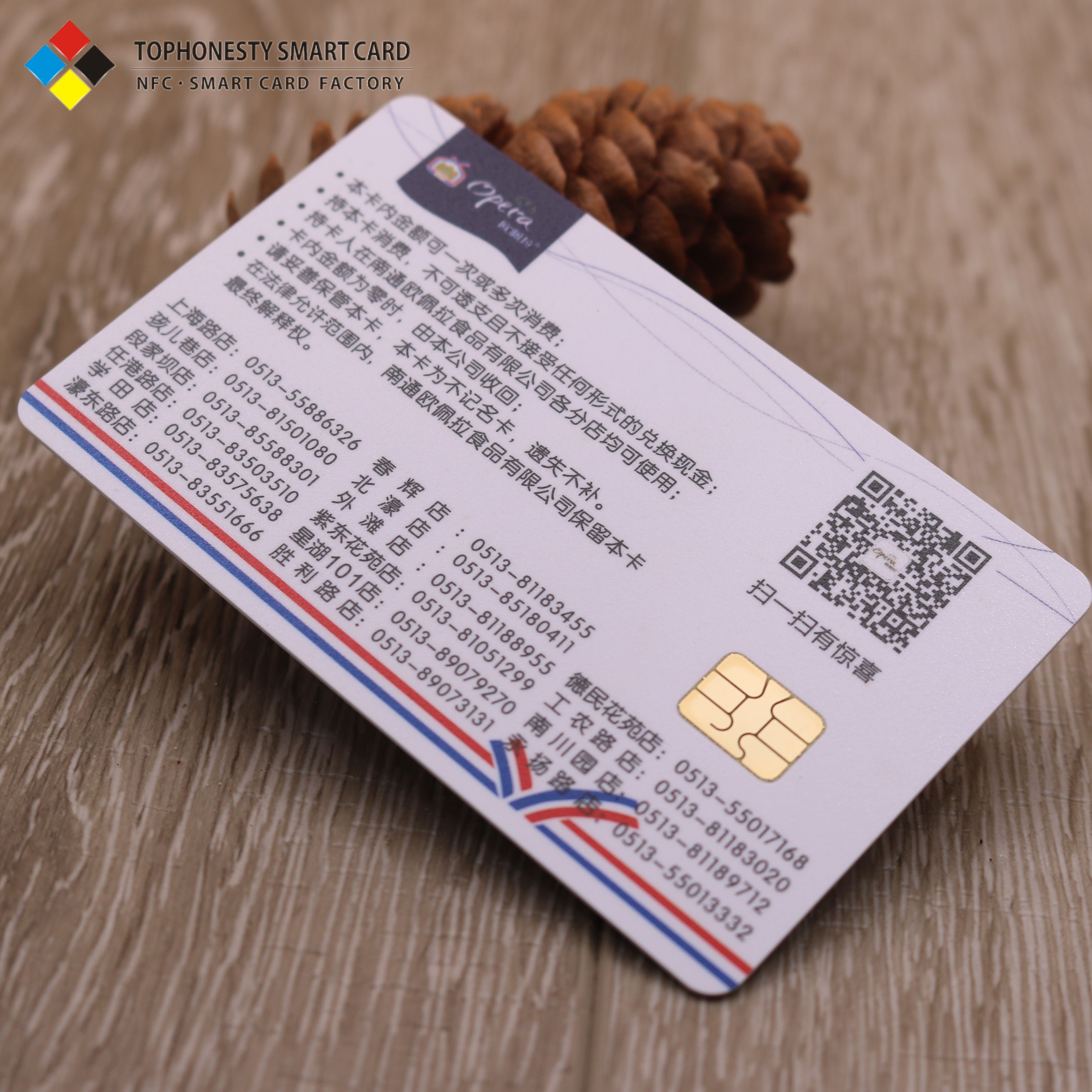 High Quality PVC Smart Card with 4442 4428 RFID NFC Contact IC Waterproof 125kHz & 13.56MHz