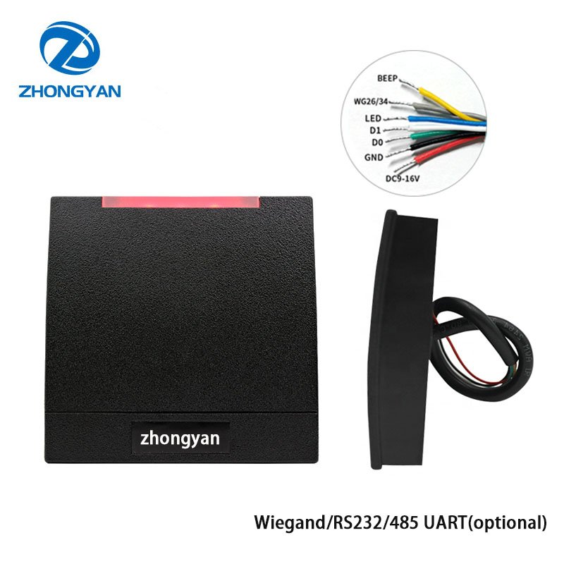 Outdoor IP68 Waterproof Wiegand 125KHz RFID Proximity Access Control Card Reader Contactless Smart Card Reader