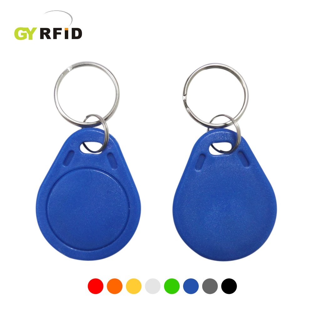 13.56MHz Programming NFC rfid key fob NFC Keychain rfid key tag with logo rfid room key cards For Access Control System