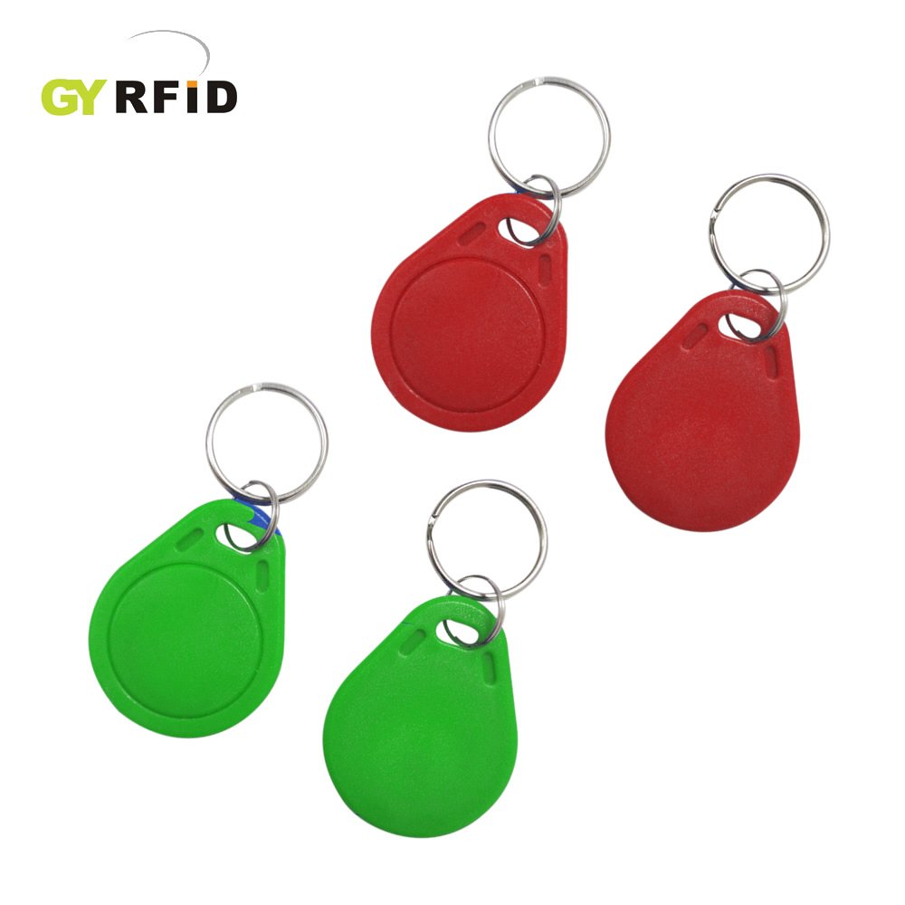 13.56MHz Programming NFC rfid key fob NFC Keychain rfid key tag with logo rfid room key cards For Access Control System