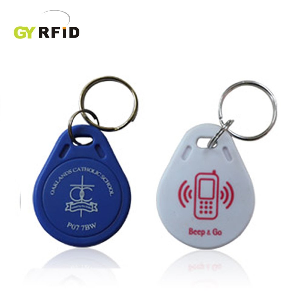 13.56MHz Programming NFC rfid key fob NFC Keychain rfid key tag with logo rfid room key cards For Access Control System