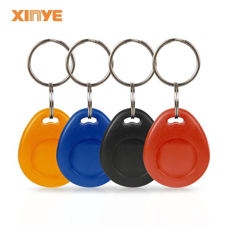 HF 13.56mhz smart chip Ntag215 RFID ABS keyfob NFC keychain hotel apartment key card for access control